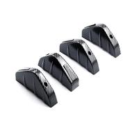 Difusor Anticolisión del Parachoques Trasero De Universal Car Alerones Labio Parachoques Trasero Coche(Fibra de Carbon)
