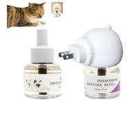 Difusor calmante para , difusor de feromonas con enchufe para calmar , suministros de enchufe, facilitan el sueño, antiestrés, comodidad para interiores, gatitos, viajes, casa de
