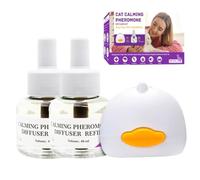 Difusor Calmante para Gatos Spray Difusor Calmante Portátil Relajante de | Difusor Antiestrés para Interior, Exterior, Visitas al Veterinario, Nuevo Hogar, , Difusor Calmante y