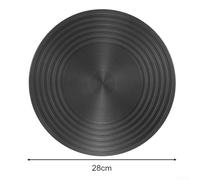 Difusor Calor para acero Inoxidable para Vidrio 24cm Difusor(28cm) | para acero inoxidable térmico, para sabor óptimo café, compatible vidrio, 24cm medio, para resistencia alta