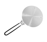 Difusor Calor para acero Inoxidable para Vitrocerámica Difusor(24cm) | Distribución calor uniforme, para elimina puntos calientes, para acero inoxidable, 20x20x3cm, cocción perfecta