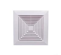 Difusor cuadrado de cubierta de ventilación con diseño de resorte a presión, salida de techo ABS para sistemas HVAC AC, distribución eficiente del flujo de aire, 100/150/200 mm (100)