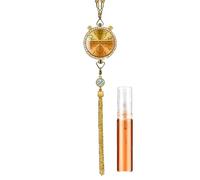 Difusor de aceite ambientador para coche, colgantes para ambientador de aire para coche, Ambientador de perfume para coche en forma de reloj, adorno para espejos retrovisores, Ambientador de aromas de