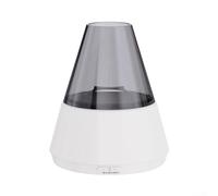 Difusor de aceite esencial con efecto de llama 3D, con luces LED, difusor de aromaterapia que cambia de color para dormitorio, oficina en casa (blanco)