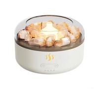 Difusor de aceite esencial de 160 ml, difusor de aromaterapia, humidificador de niebla fría con luz nocturna RGB y temporizador para dormitorio, funcionamiento de bajo ruido (E)