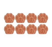 Difusor de aceite esencial para coche, difusor de de palisandro con forma de pata de gato para coche, hogar y oficina, 8 Uds. Difusor de madera duradero portátil ecológico