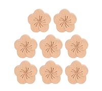Difusor de aceite esencial para coche, forma de flor de ciruelo, difusor de de madera de haya compacto pequeño para coche, hogar y oficina, 8 Uds.