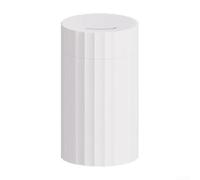 Difusor de aceite esencial para coche, humidificador de aroma de 100 ml con alimentación USB y luz de llama táctil colorida para una conducción segura y relajante (blanco)