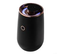 Difusor de aceite esencial, portátil, 1 unidad, mini difusor de aroma para automóvil y uso doméstico con alimentación USB, niebla de fragancia de larga duración, adecuado para viajes y oficina (negro)
