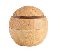 Difusor de Aceite Esencial, USB Humidificador de táctil LED Esencial de 130 ml Mini humidificadores de Aire de Niebla Fina portátiles Difusor de Aceite Purificador de Aire para Oficina de Yoga