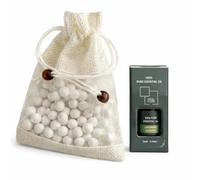 Difusor de Aceites Esenciales con Bolas Cerámicas - 10 ml - Efecto Relajante - Ideal para Baño, Dormitorio o Yoga - Sin Electricidad - Fácil de Usar (Jazmín)