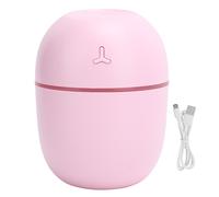 Difusor de aceites esenciales mini portátil USB, humidificador de aire ultrasónico, funcionamiento silencioso con función de luz nocturna,