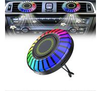 Difusor de aceites esenciales para coche con luz rítmica y aromaterapia RGB, lámpara activada por sonido