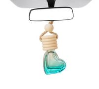 Difusor de adherencia al aire del coche | 6 ml Small Heart Car Perfume Colgante - Botella vacía Carnicero de aire interior para espejo retrovisor alféizar de la ventana