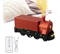 Difusor De Aire - 7 Luces De Colores Humidificador De Tren Decoración De | Humidificador de Mesa con Control Remoto,para Sala de Estar Lugar de Trabajo Estudio de Yoga Meditación Spa Hotel
