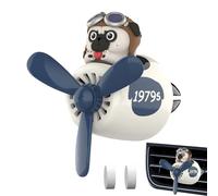 Difusor de aire automotriz: cuerpo metal aleación, núcleo fragancia recargable, velocidad rotación ajustable, fácil soporte clip | Pilotador hélice Pilot para el tablero ventilación del automóvil Deco