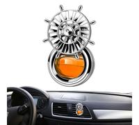 Difusor de aire giratorio, ambientadores de coche con forma de timón, clip difusor de coche, clips de ventilación de aire, accesorios de coche, práctico difusor de fragancia para coche