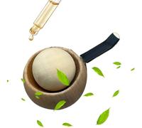 Difusor de aire para automóvil, a madera fácil de usar y a bola natural, absorbedor de olores a prueba de llama, vehículo, dormitorio, salón, oficina, hotel, baño, escritorio, accesorio