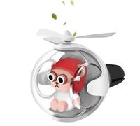 Difusor de aire para coche, difusor de aire acondicionado de piloto para coche, hélice giratoria, ambientador de aire con clip, clip de hélice para coche