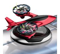 Difusor de aire solar para automóvil, Difusor solar de para automóvil | Difusor de terapia para coche giratorio con energía solar,El coche bimotor del avión huele el ambientador de aire, purificador d