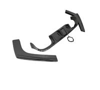 Difusor de alerón de parachoques trasero de fibra de carbono compatible con BMW Serie 3 F80 M3 F82 M4 2017-2018 V Style 3 piezas de accesorios for coche(Diffuser with light)