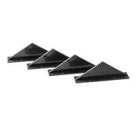 Difusor De Alerón para El Parachoques Trasero del Coche Universal Shark Fin Shark Fit Alerones Parachoques Trasero(Carbon Flat)