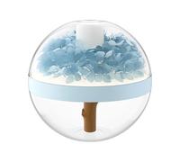Difusor de altura de humidificación de viaje-archivable, cuenco de flores eterno con un paisaje de microl luz nocturna atmosférica | 270 ml, recargable por USB con luz nocturna Air Cleans