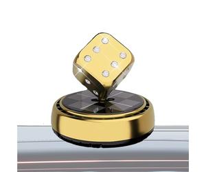 Difusor de ambientador de aire del automóvil - Ambientador solar del tablero, acabado de olor automotriz | Desodorizador de diseño de dados para la cabaña interior de minivan de camión sedán mientras