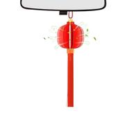 Difusor de ambientador para coche, adorno de fragancia, fragancia de espejos de coche, accesorios de coche de linterna roja, diseño de linternas rojas, accesorios de decoración interior del coche