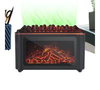 Difusor De Aroma Con Diseño De Chimenea Para Hogar,160ml Ultrasónico Silencioso Decoración para el Hogar con 7 Colores de Llama - Difusor de Aceites Esenciales | Para Dormitorio Oficinas Salón Spa Yog