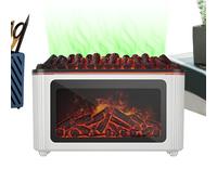 Difusor de Aroma con Efecto Chimenea | 160ml Ultrasonido Silencioso 7 Colores de Llama para Hogar - Difusor De Aceites Esenciales,para Oficina Baño Coche Sala SPA Yoga Meditación Aula Hotel