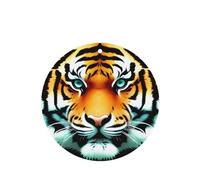 Difusor de aroma de cabeza de tigre pequeño gordo para coche, forma redonda, para colgar en tableta, decoración interior del coche, armario, zapatos, armario, ambientador de fragancia