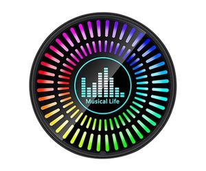 Difusor de aroma para coche, difusor de aroma reactivo de audio, módulo de iluminación de detección de ritmos, equipo inteligente de emisión de fragancias, accesorio decorativo para mejorar la