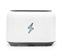 Difusor de aroma USB de 150 ml con iluminación colorida, perfecto para meditación, uso de oficina y espacios pequeños (blanco)