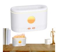 Difusor de aromas | Difusor de llamas de colores 200 ml con humidificador - Apagado automático sin agua Yoga Hotel purificador de aire con aromaterapia