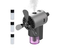 Difusor de Aromas para Coche,Rotatorio para Encendedor con Forma de Avión Eliminador de Olores | Aromatizante Duradero Con 3 Modos De Pulverización Para Sedán, Remolque Y AC