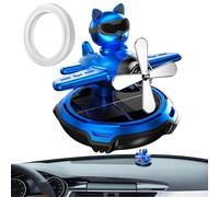 Difusor de aromaterapia de automóvil solar, difusor de perfume de automóviles - Avión giratoria automotriz ambientador | Herramienta decorativa interior de imagen divertida y encantadora para SUV, sed