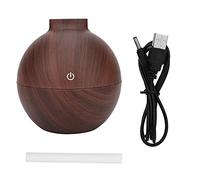 Difusor de Aromaterapia, Difusores de Aire Mini Humidificador Difusor de Aceites Esenciales de Aromaterapia USB para Oficina para Dormitorio para el Hogar para Habitación de Bebé(Café)
