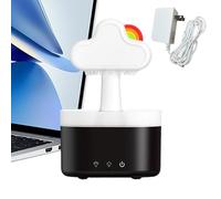 Difusor de aromaterapia humidificador, humidificador nube | oficina Rain Cloud | Decoración del hogar de dibujos animados, goteo de agua para relajarse