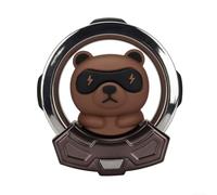 Difusor de aromaterapia montado en la rejilla de ventilación del coche con bonita figura de oso y luces ambientales sensibles al sonido (C)