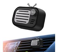 Difusor de aromaterapia para coche, clip de ventilación retro en forma de radio, clip de ventilación de aromaterapia para automóvil, adorno de vehículo para un ambiente relajante
