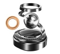 Difusor de aromaterapia para coche con energía solar de aluminio, difusor de aromaterapia purificador de aire para desodorizar el interior de su automóvil mientras viaja día a día