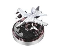 Difusor de aromaterapia solar para coche | Difusor de coche giratorio de avión de camuflaje creativo | Difusor de de aromaterapia solar, eliminador de olor de coche, cazador de olores