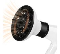 Difusor de cabello pequeño | Herramientas de rizado y secado de cabello voluminantes - Herramientas de peinado de salón ajustable para el secador de cabello rizado multifuncional para rizos sin frizz