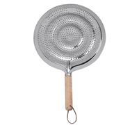Difusor De Calefacción, Difusores De Calor De Hierro Para Estufas Eléctricas | Protector De Calor De Estufa De 21 Cm Con Mango De Madera Para Proteger La Inducción De La Cocina En La