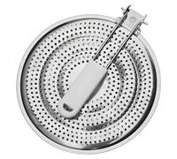 Difusor De Calor De La Estufa - Rejilla De Acero Inoxidable | Estera De Ollas De Doble Capa, Placa De Cocción A Fuego Lento De Protección De Llama De Estufa Multipropósito, Dispositivo De Cocina Resis