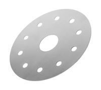 Difusor de Calor Redondo 12,8x12,8x0,1cm de Acero inoxidable | Plata, Conducción Uniforme del Calor, para Ollas de Barro y Antiadherentes, Cocina Doméstica