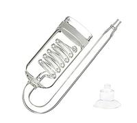 Difusor de CO2 Acuario Cristal Tubo Acuario CO2 Difusor Atomizador CO2 Acuario 60~300L Plantas del Tanque Atomizador Solenoide Regulador Musgo CO2 Atomizador Espiral de Cristal Forma de U con Ventosas