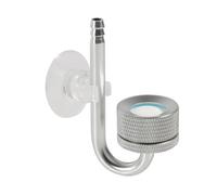 Difusor de CO2 de Aleación de Aluminio para Burbujas Precisas de Dióxido de Carbono en Peceras, 6 Cm, Plateado (Silver)