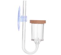 Difusor de CO2 para acuario 2 en 1 con contador de burbujas integrado Difusor de dióxido de carbono para pecera transparente para plantas de acuario Hierba de agua(L)